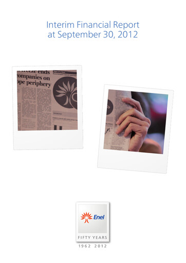 Vorschaubild Enel Quartalsbericht 2012-q3