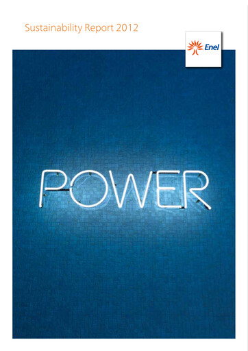 Miniature Enel Rapport de durabilité 2012