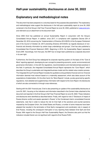 Thumbnail Enel Sustainability Report 2022-h1