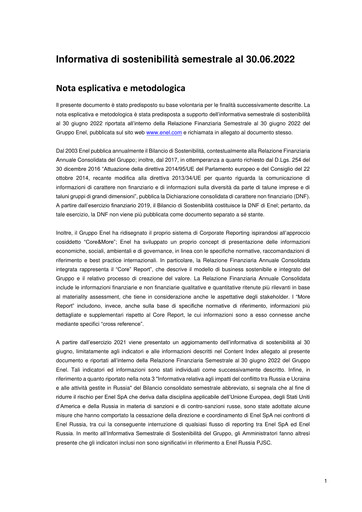 Thumbnail Enel Sustainability Report 2022-h1