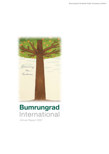 Thumbnail Bumrungrad Hospital Annual Report 2007