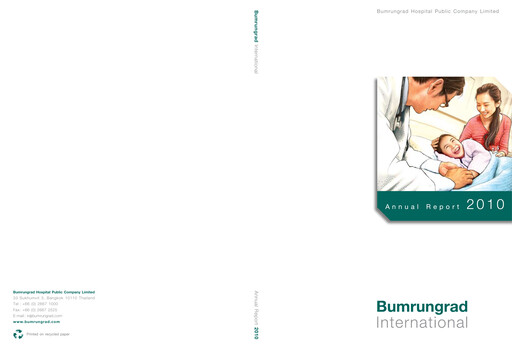 Thumbnail Bumrungrad Hospital Annual Report 2010