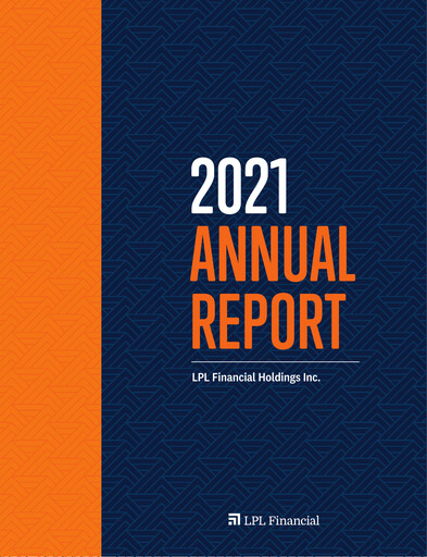 Thumbnail LPL Financial
 Annual Report 2021