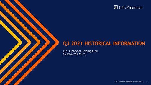 Thumbnail LPL Financial
 Quarterly Report 2021-q3