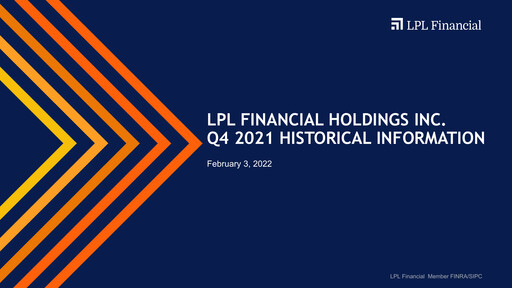 Thumbnail LPL Financial
 Quarterly Report 2021-q4