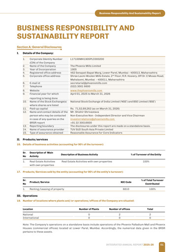 Thumbnail Phoenix Mills
 ESG Report 2025-2026