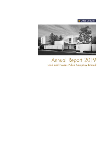 Thumbnail Land and Houses Annual Report 2019