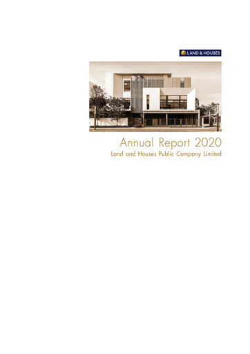 Thumbnail Land and Houses Annual Report 2020