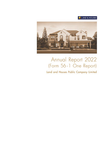 Thumbnail Land and Houses Annual Report 2022