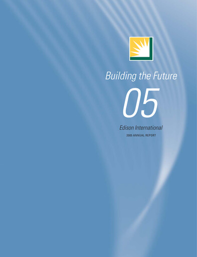 Thumbnail Edison International
 Annual Report 2005