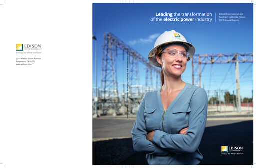 Thumbnail Edison International
 Annual Report 2017
