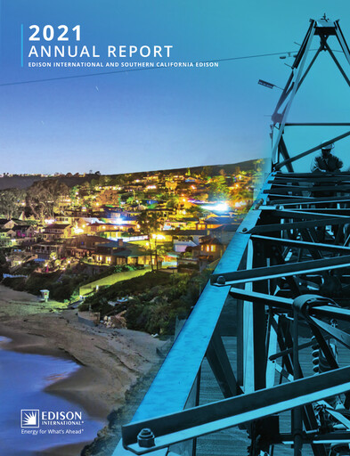 Thumbnail Edison International
 Annual Report 2021