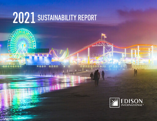 Thumbnail Edison International
 Sustainability Report 2021