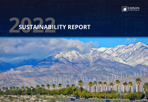 Thumbnail Edison International
 Sustainability Report 2022