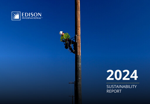 Thumbnail Edison International
 Sustainability Report 2024