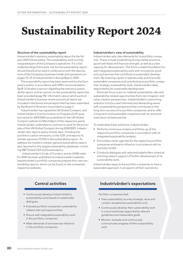 Thumbnail Industrivarden Sustainability Report 2024