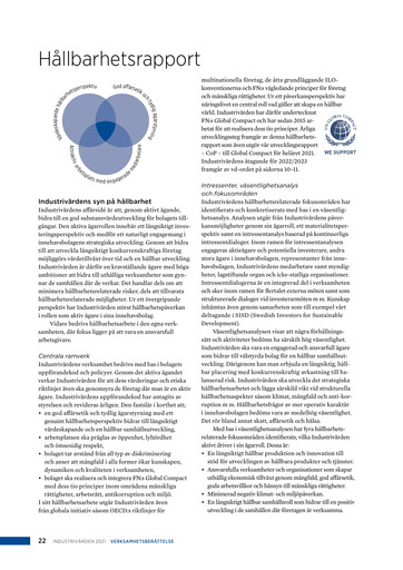 Thumbnail Industrivarden Sustainability Report 2021