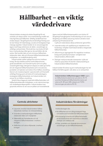 Thumbnail Industrivarden Sustainability Report 2022