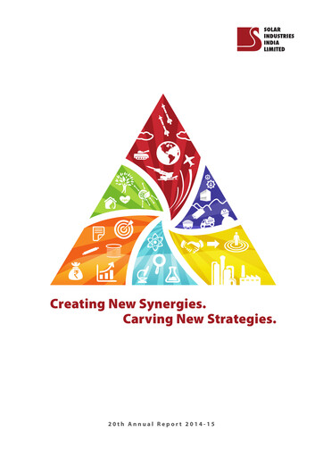 Thumbnail Solar Industries India Annual Report 2014-2015