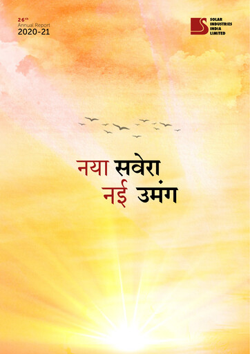 Thumbnail Solar Industries India Annual Report 2020-2021