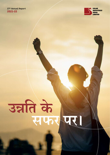 Thumbnail Solar Industries India Annual Report 2021-2022