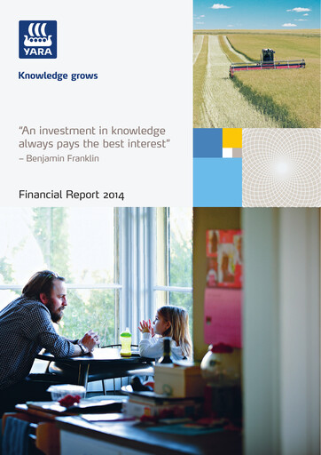 Thumbnail Yara International
 Financial Report 2014