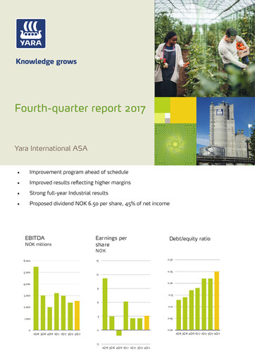 Thumbnail Yara International
 Quarterly Report 2017-q4