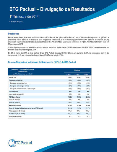 Thumbnail BTG Pactual Quarterly Report 2014-q1