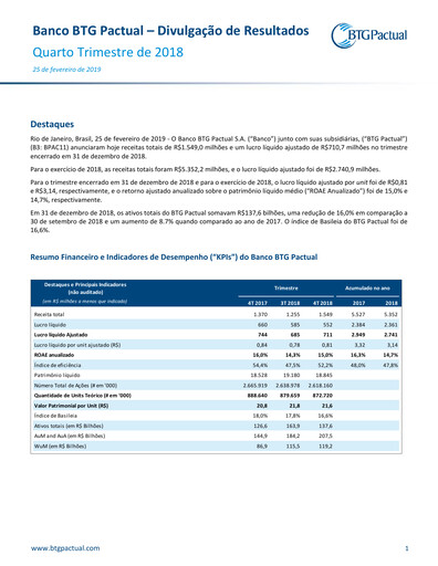 Thumbnail BTG Pactual Quarterly Report 2018-q4