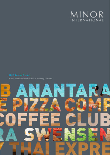 Thumbnail Minor International Annual Report 2010