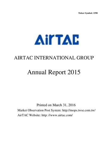 Thumbnail AirTAC International Annual Report 2015
