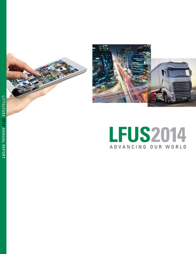 Thumbnail Littelfuse Annual Report 2014