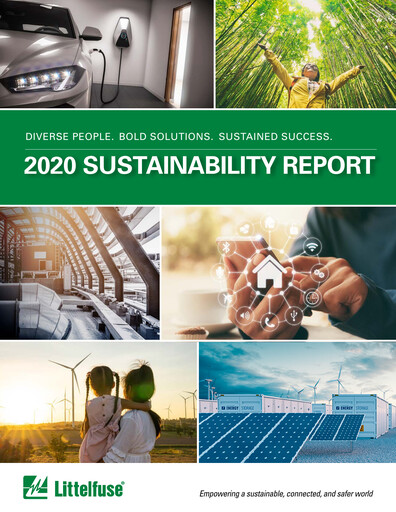 Thumbnail Littelfuse Sustainability Report 2020
