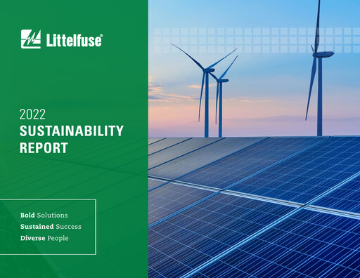 Thumbnail Littelfuse Sustainability Report 2022
