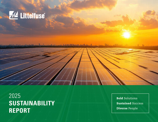 Thumbnail Littelfuse Sustainability Report 2025