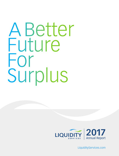 Vorschaubild Liquidity Services
 Jahresbericht 2017