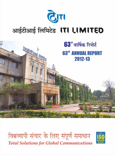 Miniature Indian Telephone Industries Rapport annuel 2012-2013