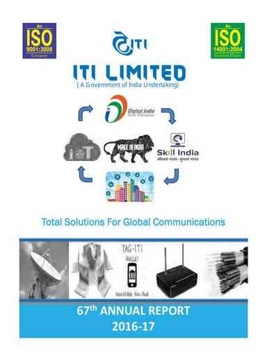 Miniature Indian Telephone Industries Rapport annuel 2016-2017