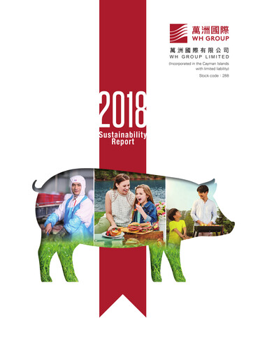 Thumbnail WH Group
 Sustainability Report 2018