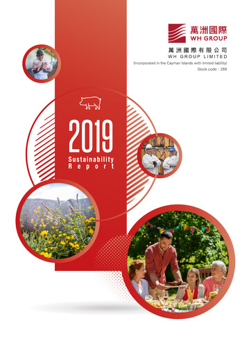 Thumbnail WH Group
 Sustainability Report 2019