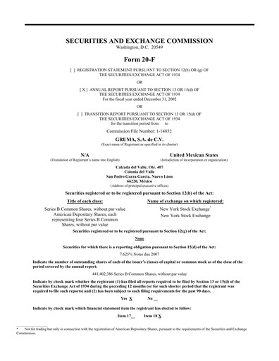 Thumbnail Gruma (Maseca)
 Annual Report 2002