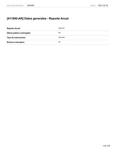 Thumbnail Gruma (Maseca)
 Annual Report 2017