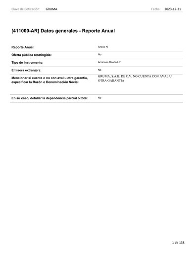 Thumbnail Gruma (Maseca)
 Annual Report 2023