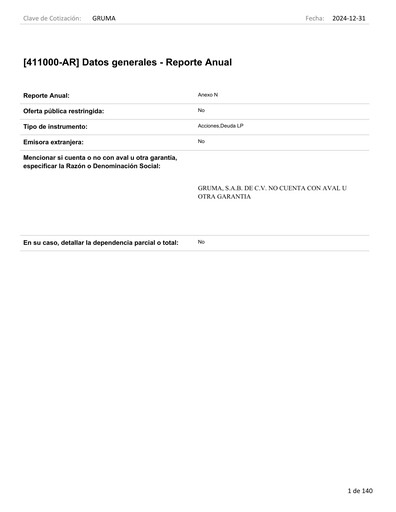 Thumbnail Gruma (Maseca)
 Annual Report 2024