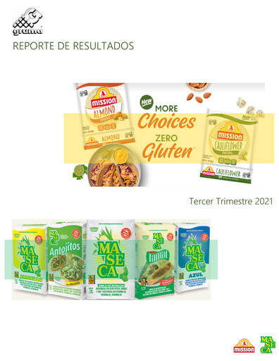 Thumbnail Gruma (Maseca)
 Quarterly Report 2021-q3