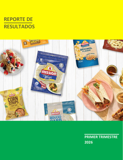 Miniature Gruma (Maseca)
 Rapport trimestriel 2026-q1
