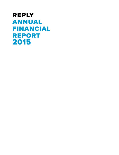 Thumbnail Reply Annual Report 2015