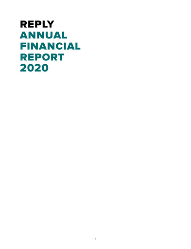 Thumbnail Reply Annual Report 2020