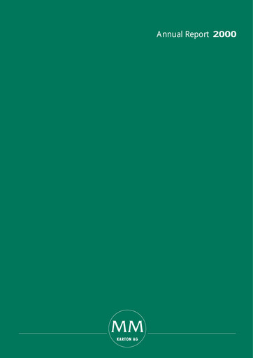 Thumbnail MM Group (Mayr-Melnhof AG)
 Annual Report 2000