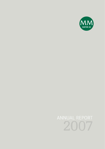 Thumbnail MM Group (Mayr-Melnhof AG)
 Annual Report 2007